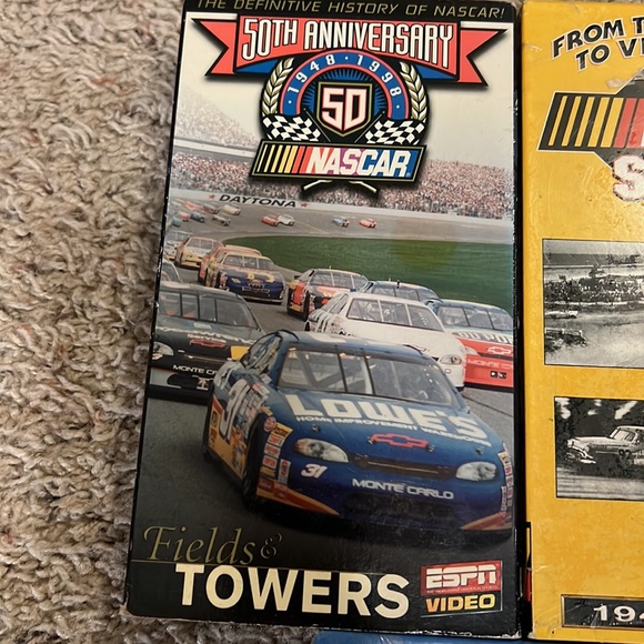 Nascar Media The Nascar Story Volumes 4 And 5th Anniversary Vhs